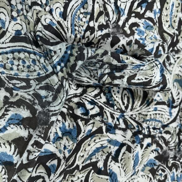 Beams Plus + Japan Made Men’s Batik Camp Collar XL Shirt Floral Paisley AOP - Picture 9 of 9